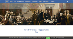 Desktop Screenshot of circolofilippomazzei.net